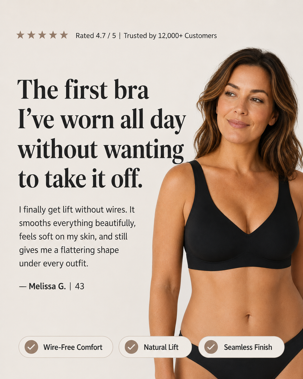 Deep-V Lift Wireless Jelly Bra